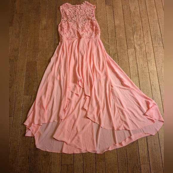 NWT women's Your Inspiration Elegant Pink Lace Sleeveless Dress Size Extra Large - Picture 1 of 6